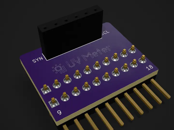 Flipper OLED PCF8574 PN532, drawn in 3D by PCBKit